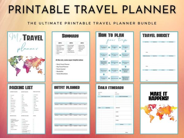Printable Travel Planner